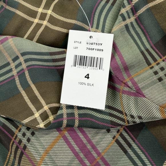 NWT Ralph Lauren Collection Purple Label Fall 2003 Runway Silk Skirt USA Sz 4 - Picture 11 of 16